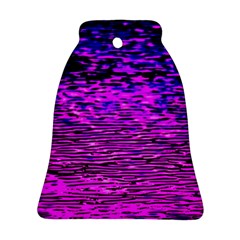 Magenta Waves Flow Series 1 Ornament (bell) by DimitriosArt