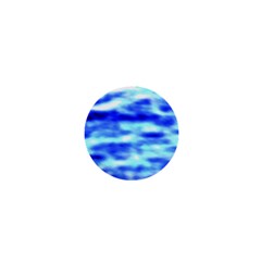 Blue Waves Flow Series 5 1  Mini Buttons by DimitriosArt
