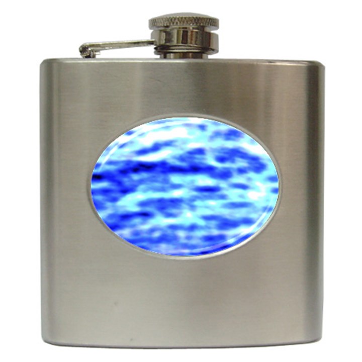 Blue Waves Flow Series 5 Hip Flask (6 oz)