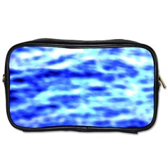 Blue Waves Flow Series 5 Toiletries Bag (two Sides) by DimitriosArt