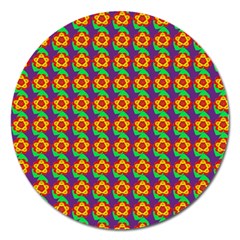 Floral Magnet 5  (Round)