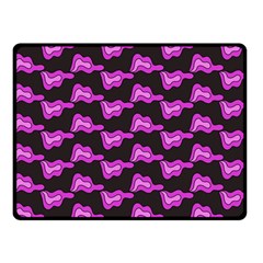 Abstract Waves Double Sided Fleece Blanket (small)  by SychEva