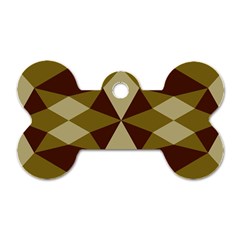 Abstract Pattern Geometric Backgrounds   Dog Tag Bone (two Sides) by Eskimos