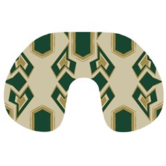 Abstract Pattern Geometric Backgrounds   Travel Neck Pillow by Eskimos