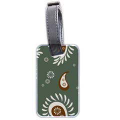 Floral Pattern Paisley Style Paisley Print  Doodle Background Luggage Tag (two Sides)