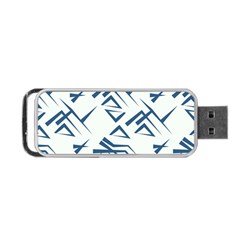 Abstract Pattern Geometric Backgrounds   Portable Usb Flash (one Side) by Eskimos