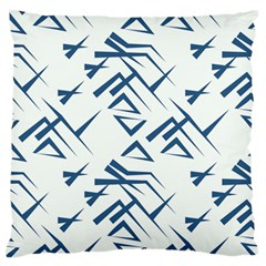 Abstract Pattern Geometric Backgrounds   Standard Flano Cushion Case (one Side) by Eskimos