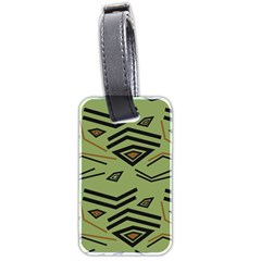 Abstract Pattern Geometric Backgrounds   Luggage Tag (two Sides) by Eskimos