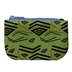 Abstract Pattern Geometric Backgrounds   Large Coin Purse by Eskimos