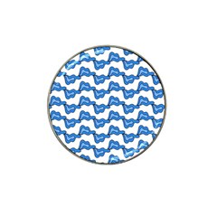 Abstract Waves Hat Clip Ball Marker by SychEva