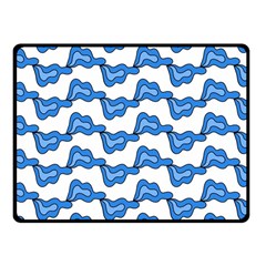 Abstract Waves Fleece Blanket (small) by SychEva