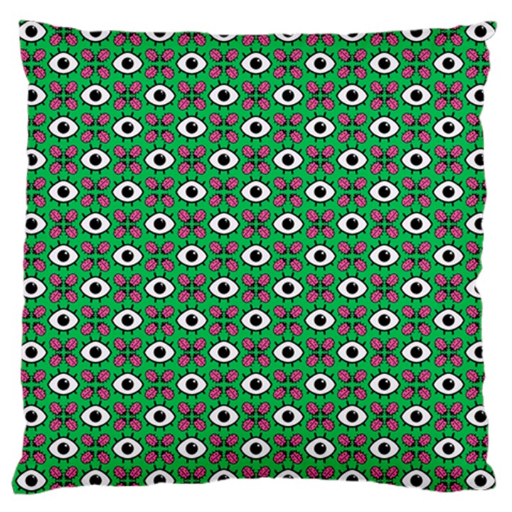 Beetle Eyes Large Cushion Case (One Side)