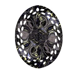 The Pollinator Ornament (oval Filigree) by MRNStudios