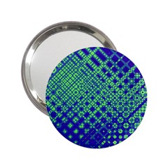 Blue Green Tiling  2 25  Handbag Mirrors by lujastyles