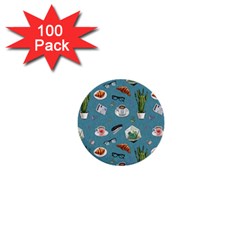 Fashionable Office Supplies 1  Mini Buttons (100 Pack)  by SychEva