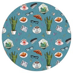 Fashionable Office Supplies Round Trivet by SychEva