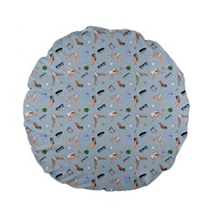 Office Standard 15  Premium Flano Round Cushions by SychEva