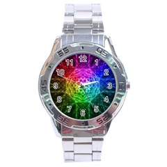 Fractal Design Stainless Steel Analogue Watch