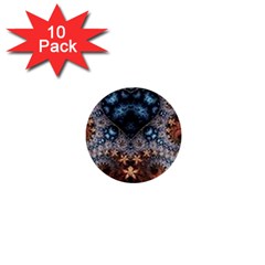 Fractal 1  Mini Buttons (10 Pack)  by Sparkle