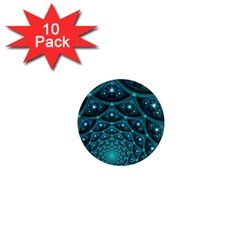 Fractal 1  Mini Magnet (10 pack) 