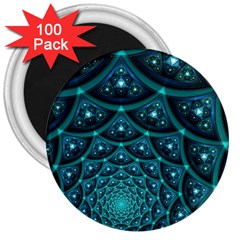 Fractal 3  Magnets (100 pack)