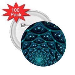 Fractal 2 25  Buttons (100 Pack)  by Sparkle