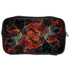 Fractal Toiletries Bag (two Sides) by Sparkle