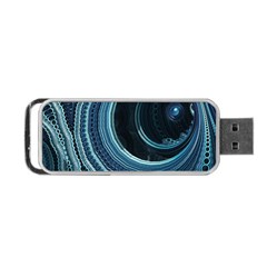 Fractal Portable Usb Flash (one Side) by Sparkle