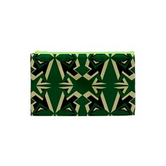 Abstract Pattern Geometric Backgrounds   Cosmetic Bag (xs) by Eskimos