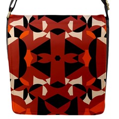 Abstract Pattern Geometric Backgrounds   Flap Closure Messenger Bag (s) by Eskimos