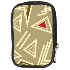 Abstract Pattern Geometric Backgrounds   Compact Camera Leather Case by Eskimos