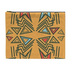 Abstract Pattern Geometric Backgrounds   Cosmetic Bag (xl) by Eskimos