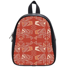 Abstract Pattern Geometric Backgrounds   School Bag (small) by Eskimos