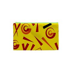 Abstract Pattern Geometric Backgrounds   Cosmetic Bag (xs) by Eskimos