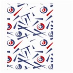 Abstract pattern geometric backgrounds   Large Garden Flag (Two Sides) Back