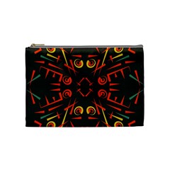 Abstract Pattern Geometric Backgrounds   Cosmetic Bag (medium) by Eskimos