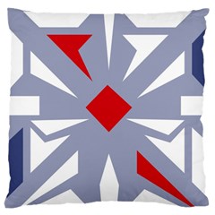Abstract Pattern Geometric Backgrounds   Large Cushion Case (one Side) by Eskimos