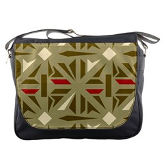 Abstract Pattern Geometric Backgrounds   Messenger Bag by Eskimos