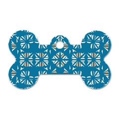 Abstract Pattern Geometric Backgrounds   Dog Tag Bone (one Side)