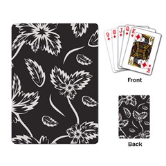 Folk Flowers Print Floral Pattern Ethnic Art Playing Cards Single Design (rectangle) by Eskimos