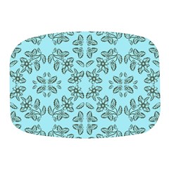 Floral Folk Damask Pattern Fantasy Flowers Floral Geometric Fantasy Mini Square Pill Box by Eskimos