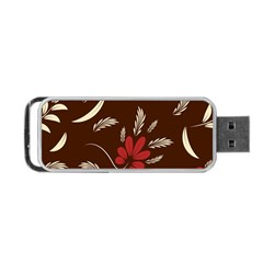 Sfolk Flowers Print Floral Pattern Ethnic Art Portable Usb Flash (one Side) by Eskimos