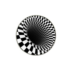 3d Optical Illusion, Dark Hole, Funny Effect Hat Clip Ball Marker (4 Pack)