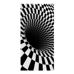 3d Optical Illusion, Dark Hole, Funny Effect Shower Curtain 36  X 72  (stall) 