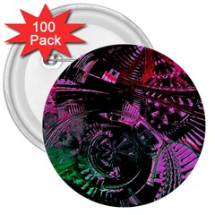 Doppler Ultrasound 3  Buttons (100 Pack)  by MRNStudios