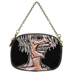 Sketchy Style Drawing Zombie Woman Chain Purse (one Side) by dflcprintsclothing