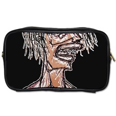 Sketchy Style Drawing Zombie Woman Toiletries Bag (two Sides) by dflcprintsclothing