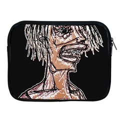 Sketchy Style Drawing Zombie Woman Apple Ipad 2/3/4 Zipper Cases by dflcprintsclothing