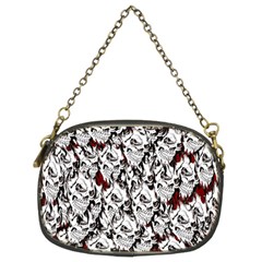 Demonic Skulls Pattern, Spooky Horror, Halloween Theme Chain Purse (two Sides)