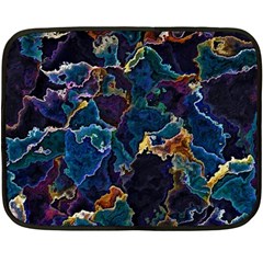 Oil Slick Fleece Blanket (mini) by MRNStudios